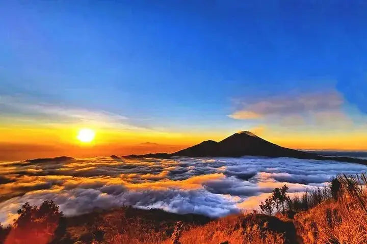 Mount Batur vulkan soloppgang Bali