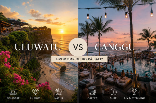 Uluwatu vs Canggu hvor bør du bo på Bali 2026