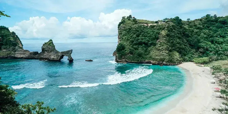 Crystal Bay snorkling Nusa Penida klart vann Bali