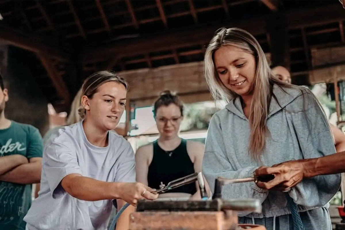 Silver jewelry workshop