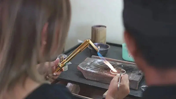 Silver jewelry workshop